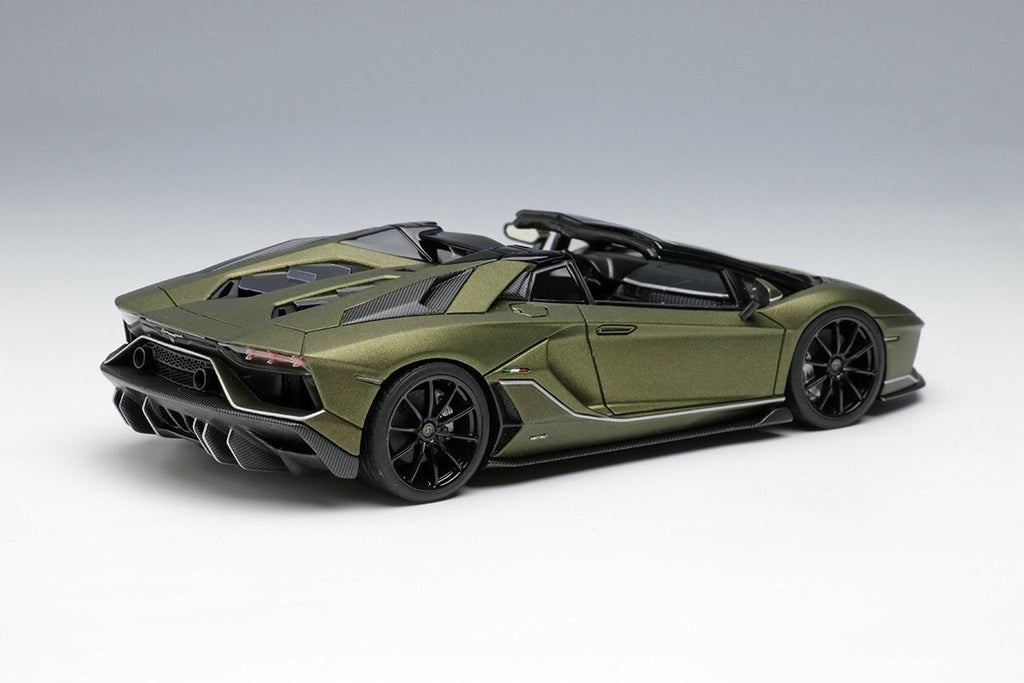 EIDOLON EM638A 1/43 Lamborghini Aventador LP780-4 Ultimae Roadster Verde Gea