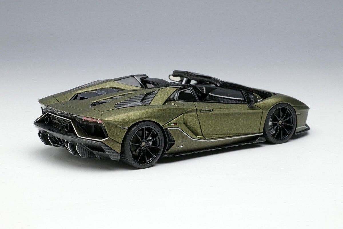 EIDOLON EM638A 1/43 Lamborghini Aventador LP780-4 Ultimae Roadster Verde Gea