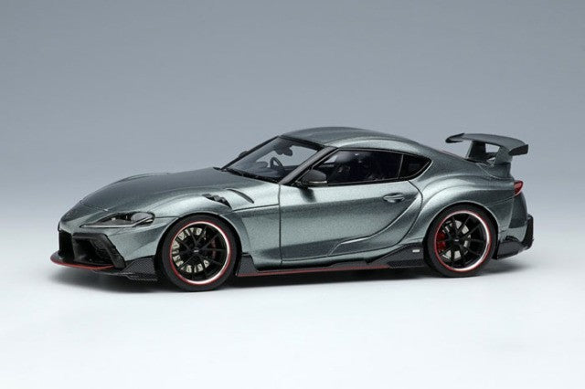 EIDOLON EM595D 1/43 TOM'S GR Supra 2020 Ice Gray Metallic Limited 50pcs