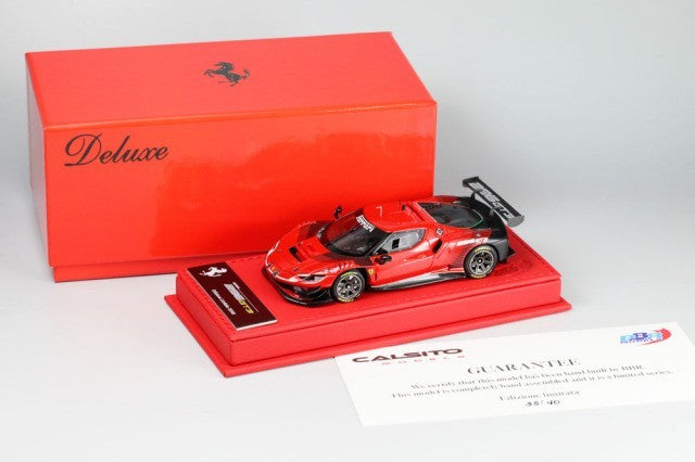 BBR Deluxe C279ADL 1/43 Ferrari 296 GT3 2022 Rosso Corsa Limited 40pcs
