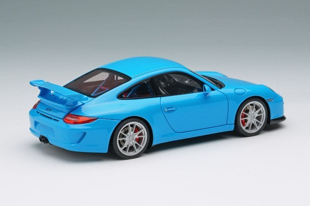 EIDOLON EM721A 1/43 Porsche 911 (997.2) GT3 Clubsport 2010 Riviera Blue Limited