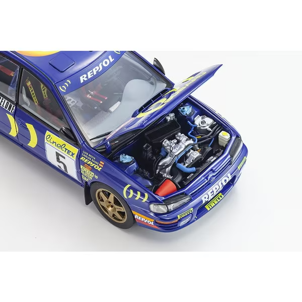 Kyosho KS08962B - 1/18 Subaru Impreza 1995 Monte Carlo #5 [Die-cast Mini Car]