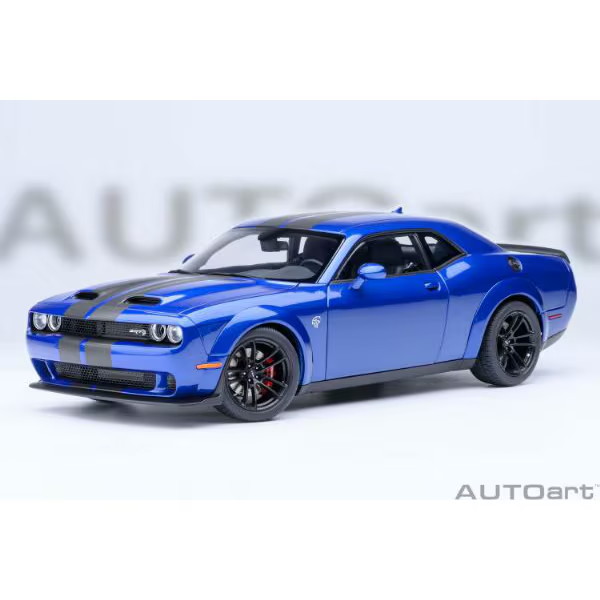 AUTOart 71763 1/18 Dodge Challenger SRT Jailbreak 2022 Blue Diecast