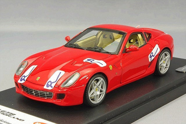 Racing43 GL007 1/43 Ferrari 599 GTB Rosso Scuderia Red Beige