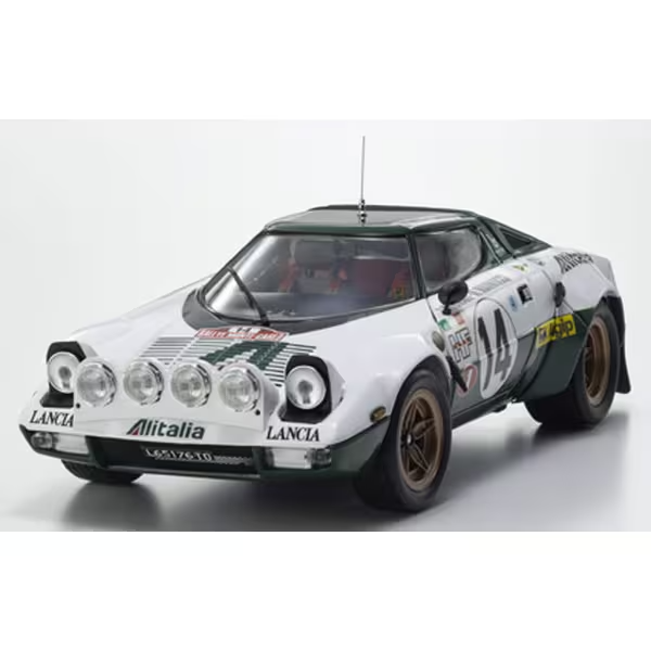 Kyosho KS08130E 1/18 Lancia Stratos HF Monte Carlo 1975 Diecast