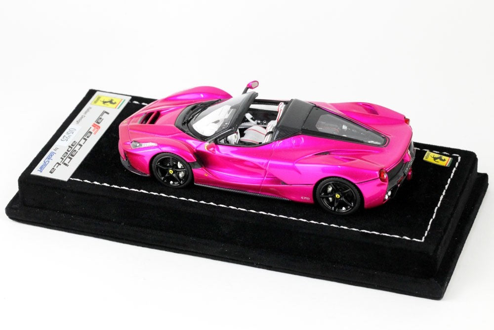 Looksmart LS462SC 1/43 Ferrari LaFerrari Aperta 2016 Pink Flash Ltd 25pcs Resin