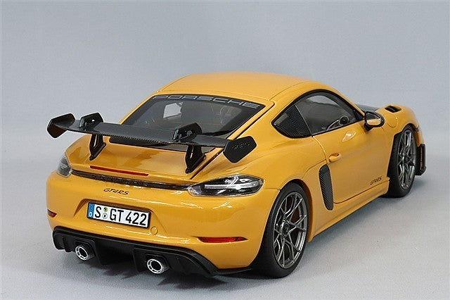 Norev NO187252 1/18 Porsche Cayman GT4 RS 2023 Yellow Die-cast