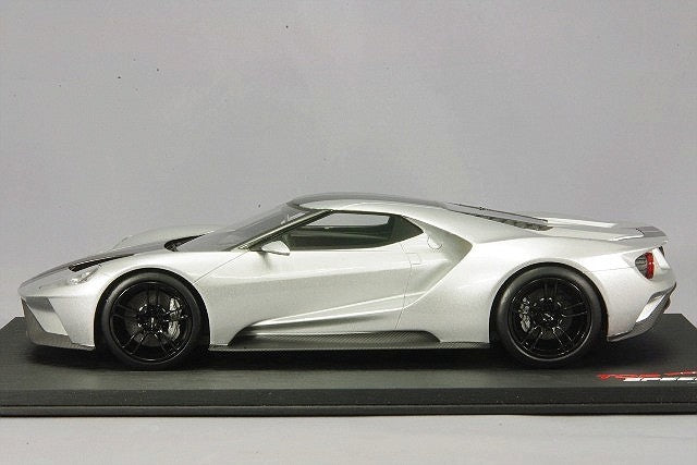 TOP SPEED TS0011 1/18 Ford GT 2015 Chicago Auto Show Silver Resin