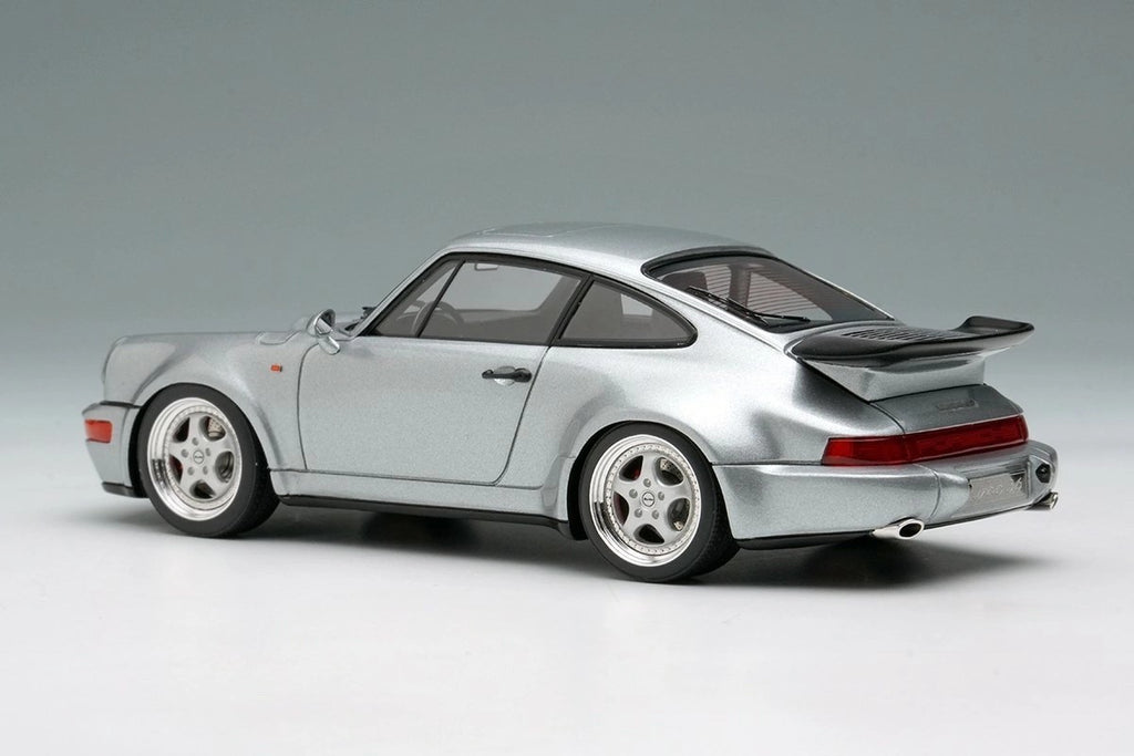 Make Up VISION VM158F 1/43 Porsche 911 964 Turbo 3.6 1993 Silver Resin