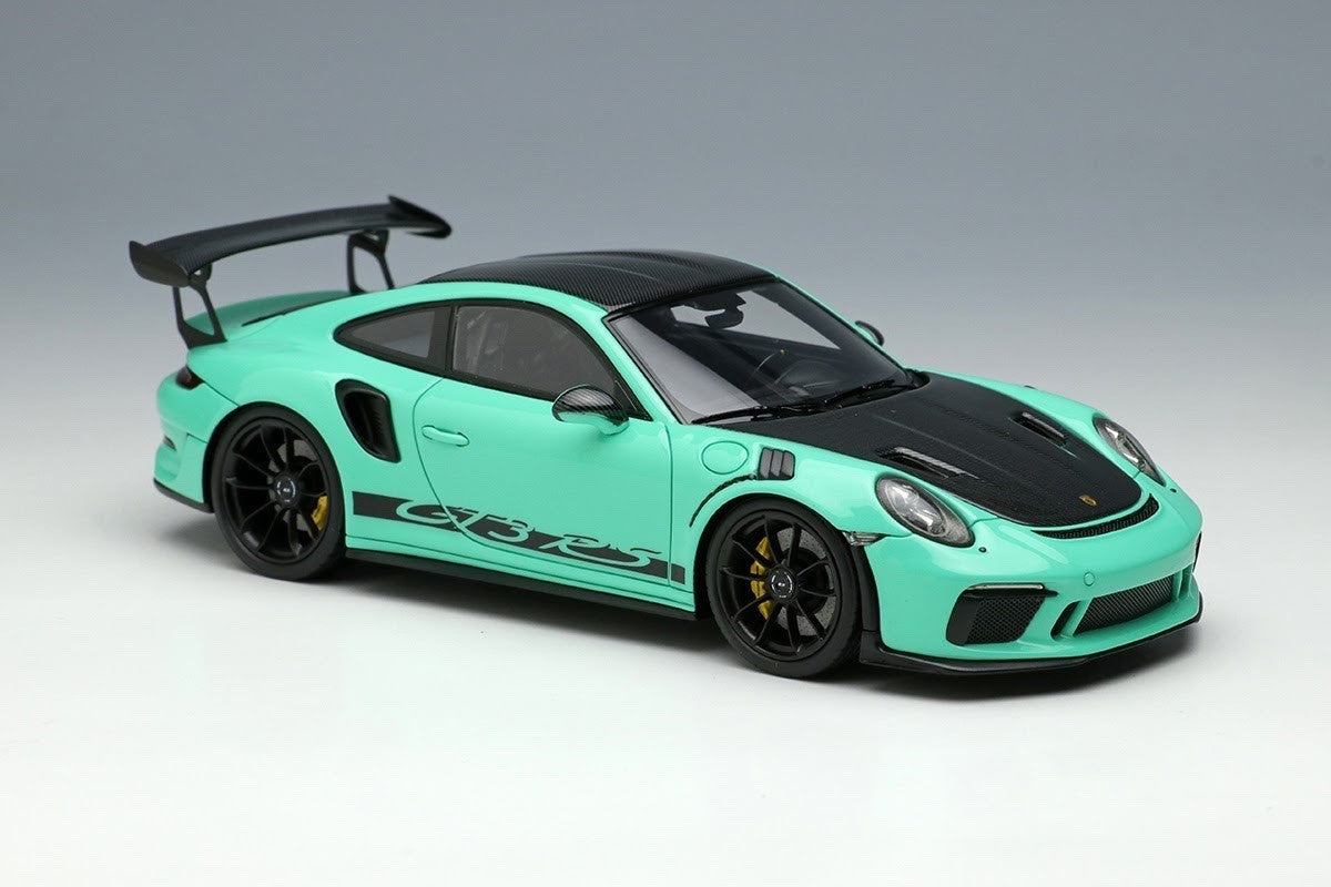 EIDOLON EM574I 1/43 Porsche 911 991.2 GT3 RS Weissach Package 2018 Mint Green