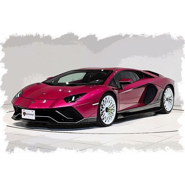 EIDOLON EM633F 1/43 Lamborghini Aventador LP780-4 Ultimae 2021 Viola Bast