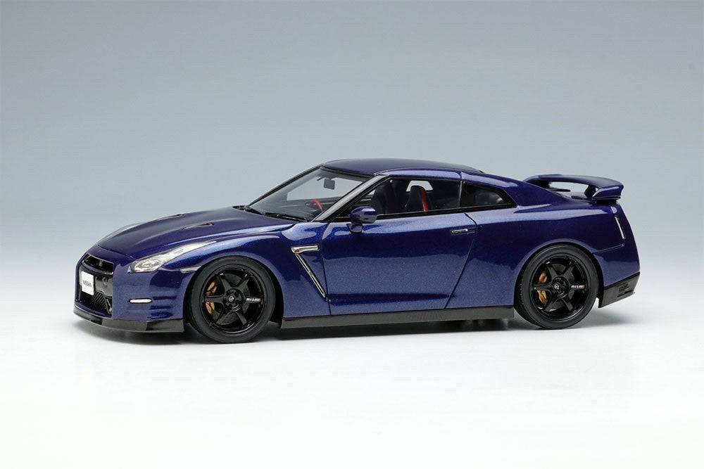 Make Up EIDOLON EM683D 1/43 Nissan GT-R Track Edition Nismo Aurora Flare Blue