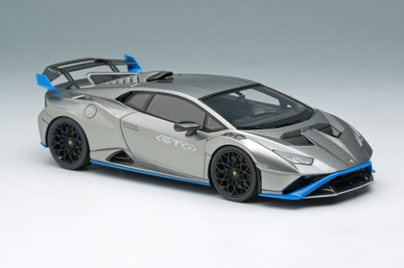Make Up EIDOLON EM737E 1/43 Lamborghini Huracan STO 2021 Grigio Nimbus/Blue