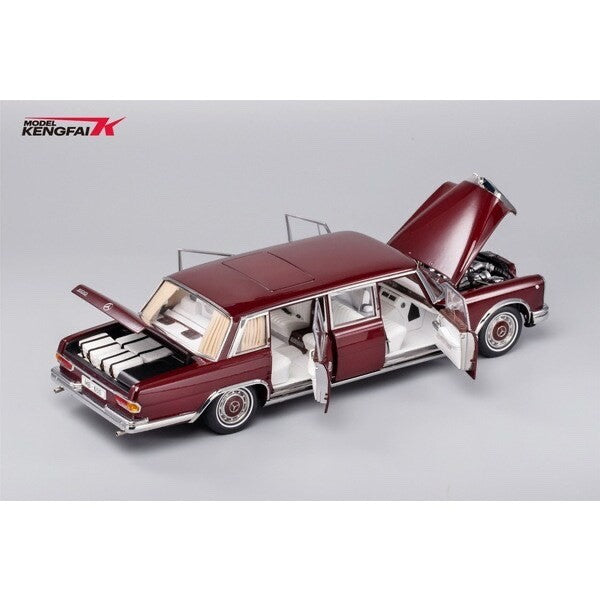 KENGFai TK-KF029-2 1/18 Mercedes-Benz Pullman Pearl Jujube Red Diecast Model Car