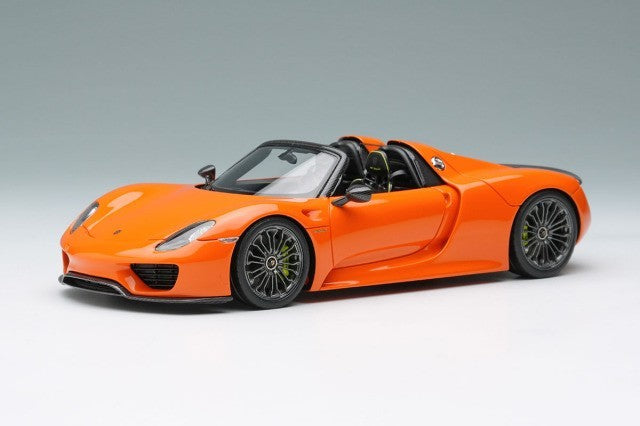 EIDOLON EM568H 1/43 Porsche 918 Spyder 2011 Orange Resin Limited 60pcs