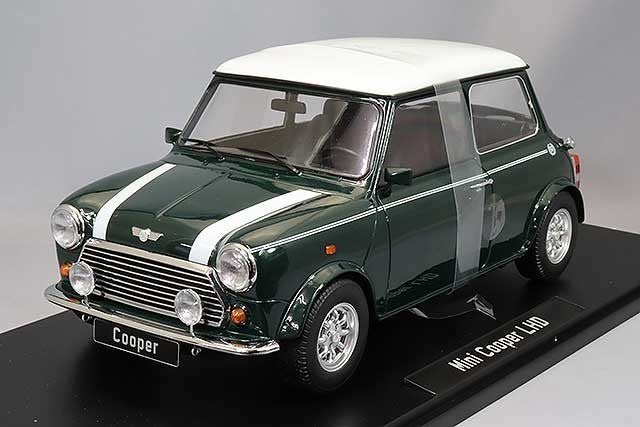 KK Scale KKDC120051L 1/12 Mini Cooper 1990 Dark Green LHD Diecast