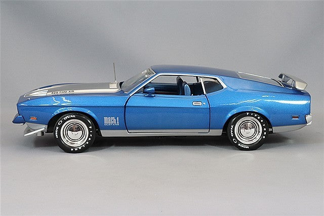 American Muscle KS-AMM1335 1/18 Ford Mustang Mach 1 1971 Blue Diecast