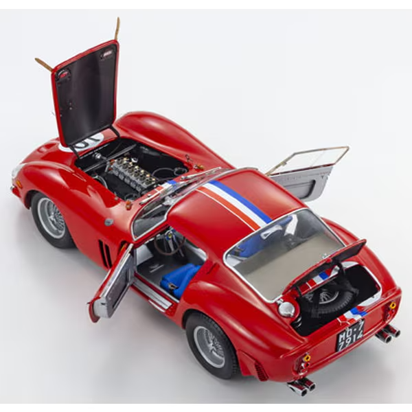 Kyosho KS08438A 1/18 Ferrari 250 GTO 1962 Le Mans #19 Diecast Model Car