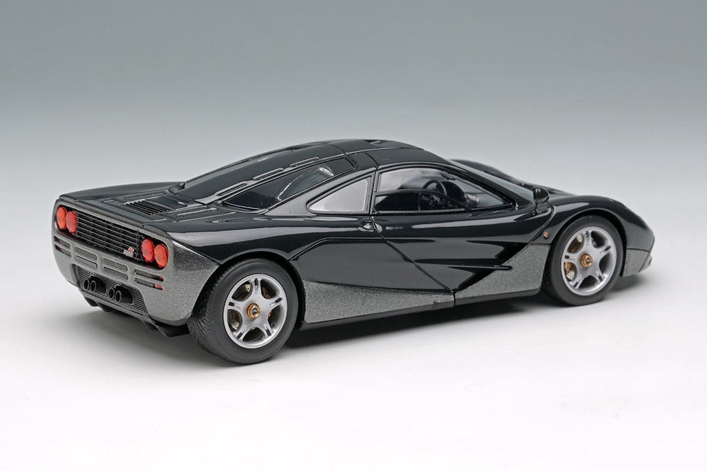 Make Up EIDOLON EM748H 1/43 McLaren F1 Roadcar 1994 Black/Gray Metallic Resin