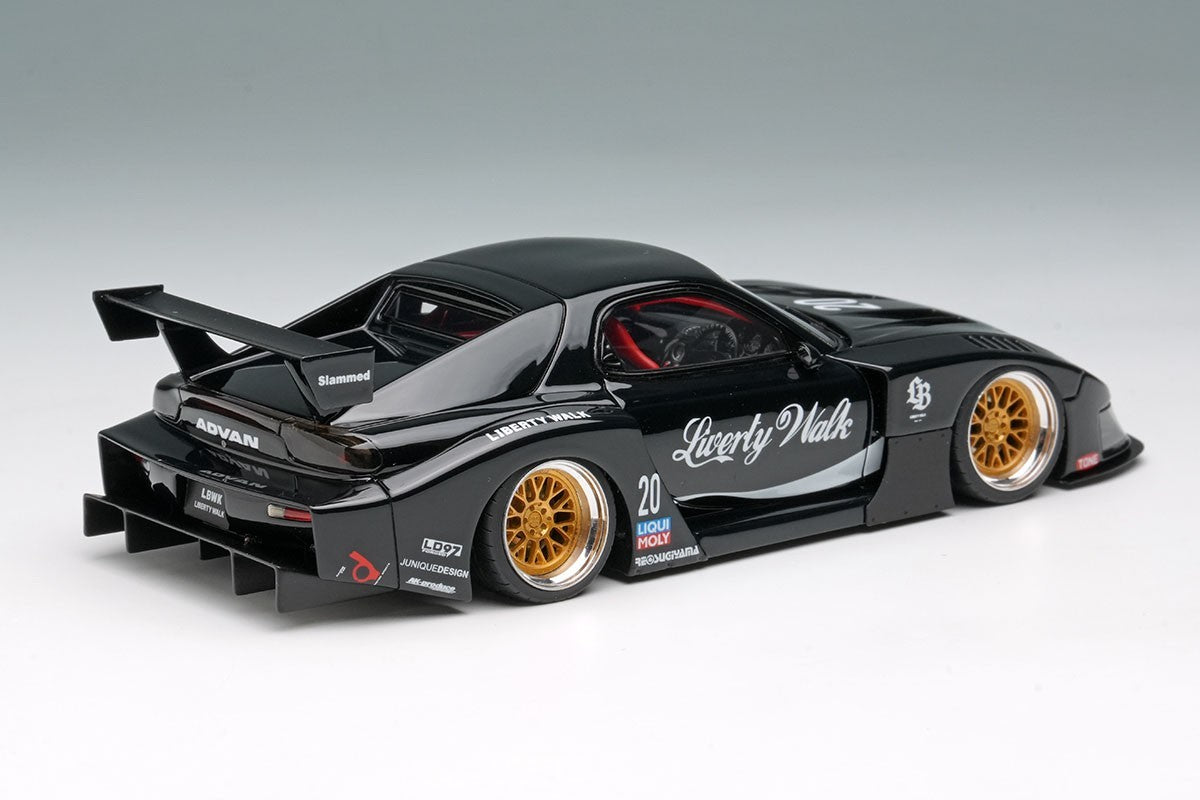 Make Up EIDOLON LB028A 1/43 Mazda FD3S RX-7 Black Resin Limited 200pcs