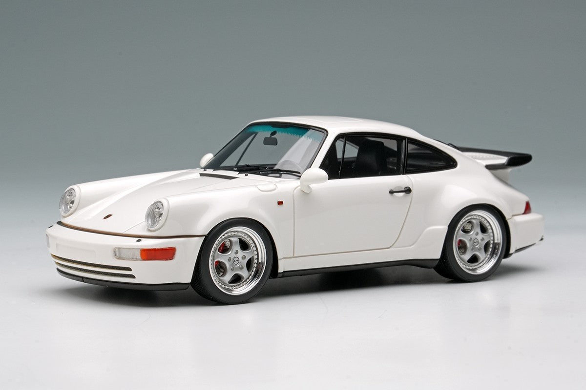 Make Up VISION VM158H 1/43 Porsche 911 964 Turbo 3.6 1993 White Resin Model Car