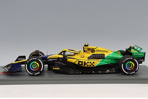 Spark S18S997 1/18 McLaren MCL38 Monaco GP P4 2024 #4 Multi Resin