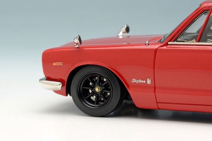 Make Up VISION VM241B 1/43 Nissan Skyline 2000 GT-R PGC10 Red Watanabe 1969