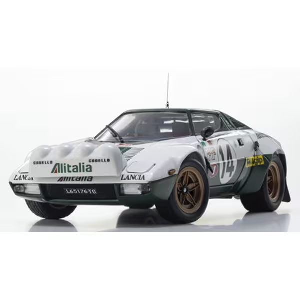 Kyosho KS08130E 1/18 Lancia Stratos HF Monte Carlo 1975 Diecast