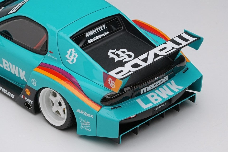 Make Up EIDOLON LB028C 1/43 LB-Super Silhouette Mazda FD3S RX7 Mint Green Resin