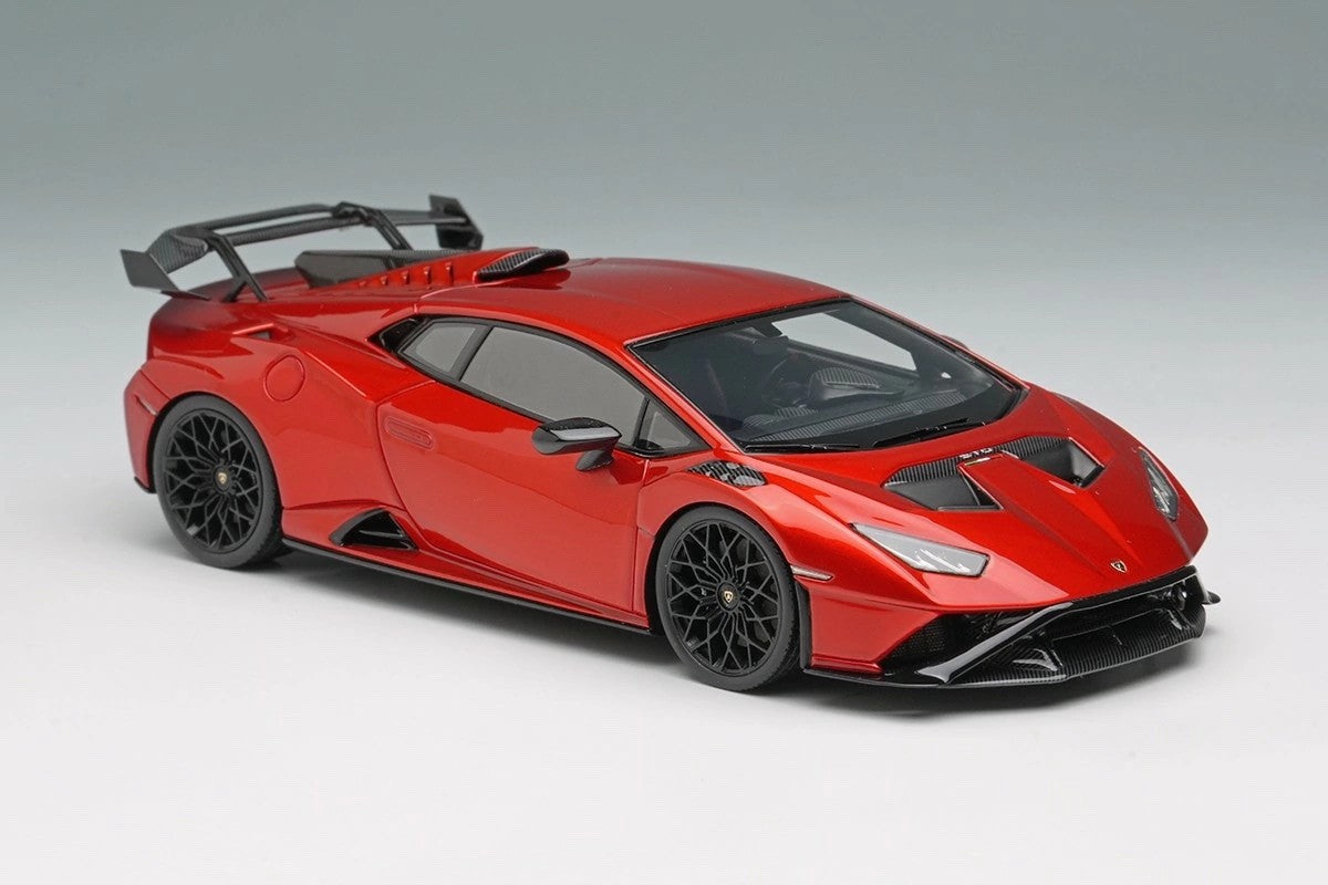 Make Up EIDOLON EM737B 1/43 Lamborghini Huracan STO 2021 Rosso Effesto Resin