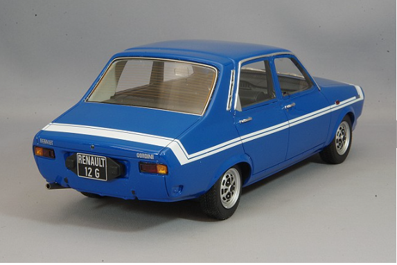 OttO OTM919 1/18 Renault 12 Gordini Classic Sedan Blue Collector Model
