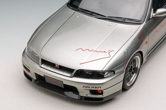 EIDOLON EML179A 1/18 Mine's Skyline GT-R(BCNR33) Sonic Silver Limited 120pcs