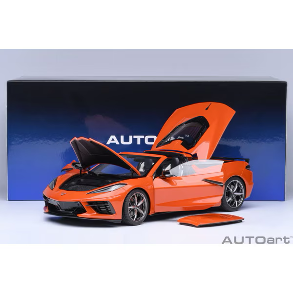 AUTOart 71283 1/18 Chevrolet Corvette C8 Stingray Z51 Orange Diecast