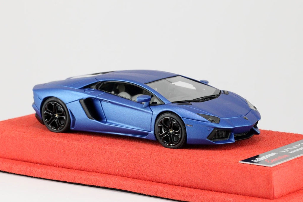 Looksmart LS384EX2 1/43 Lamborghini Aventador LP700-4 2011 Matt Blue Ltd 25pcs