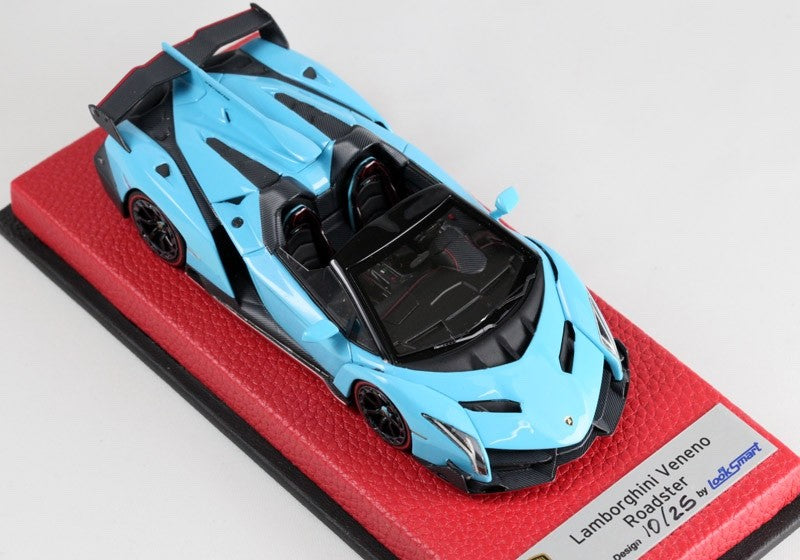 Looksmart LS429 1/43 Lamborghini Veneno Roadster Baby Blue Ltd 25pcs Resin
