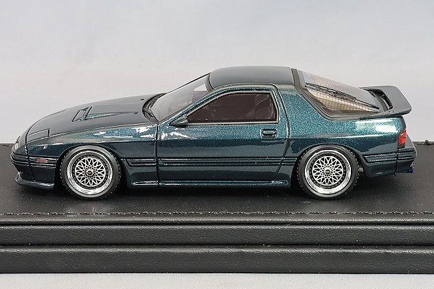 Ignition Model IG2945 1/43 Mazda Savanna RX-7 Infini FC3S Green BBS RS
