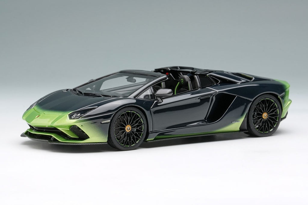 EIDOLON EM767D 1/43 Lamborghini Aventador S 2018 Green Resin Limited 100pcs
