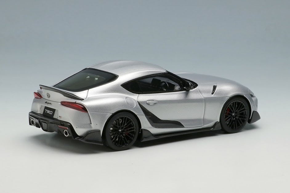 EIDOLON EM502F 1/43 Toyota GR Supra TRD Package Silver Metallic 2019