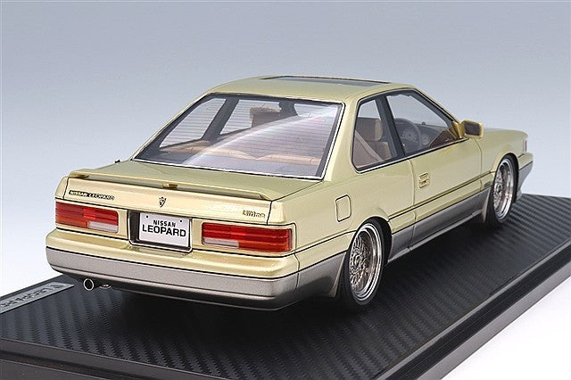 Ignition Model IG3815 1/18 Nissan Leopard Ultima F31 Gold/Silver Resin