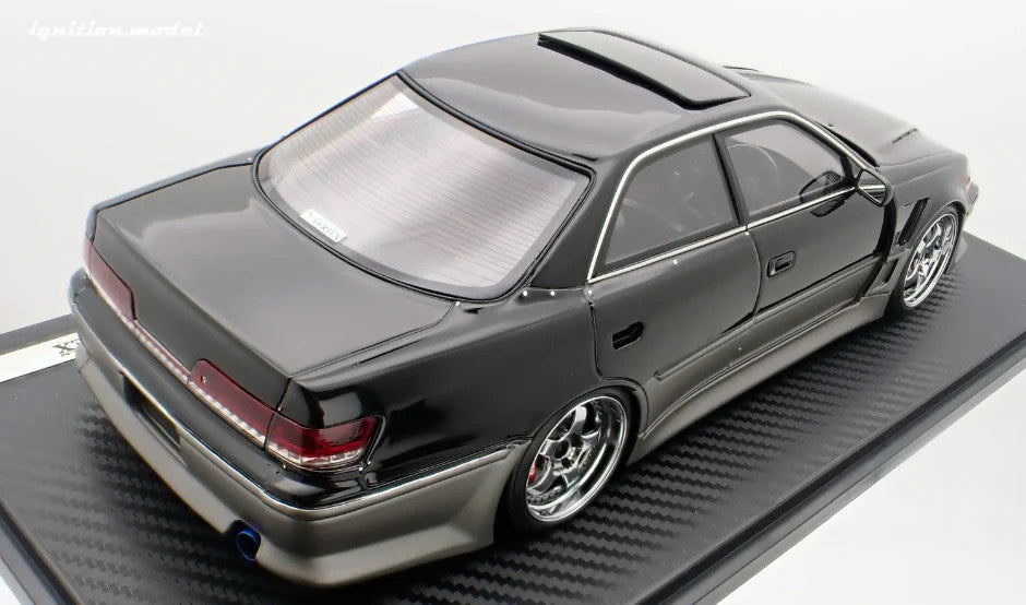 Ignition Model IG3579 1/18 VERTEX Toyota Mark II JZX100 Black/Gun Resin