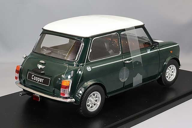 KK Scale KKDC120051L 1/12 Mini Cooper 1990 Dark Green LHD Diecast