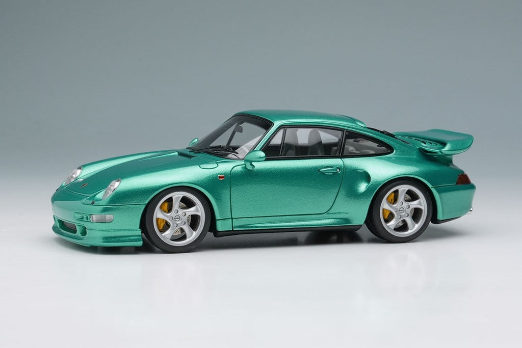 VISION VM113F 1/43 Porsche 911 (993) Turbo S 1996 Ocean Jade Metallic Resin