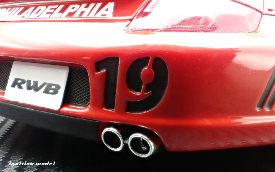 Ignition Model IG3248 1/18 RWB Porsche 911 997 Rauh-Welt Red Resin