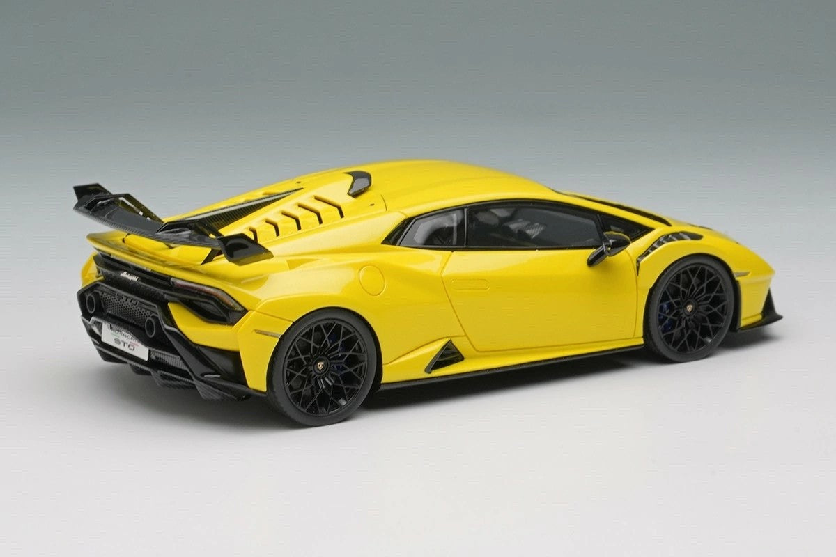 Make Up EIDOLON EM737C 1/43 Lamborghini Huracan STO 2021 Giallo Belenus Resin