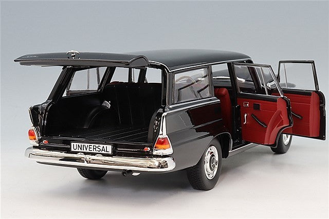 Norev FS-NO183708 1/18 Mercedes-Benz 200 Universal 1966 Black Die-cast