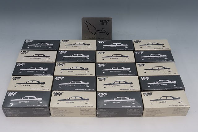 TSM MINI GT MGTS0016 1/64 Nürburgring Race of Champions 1984 - 20 car Set