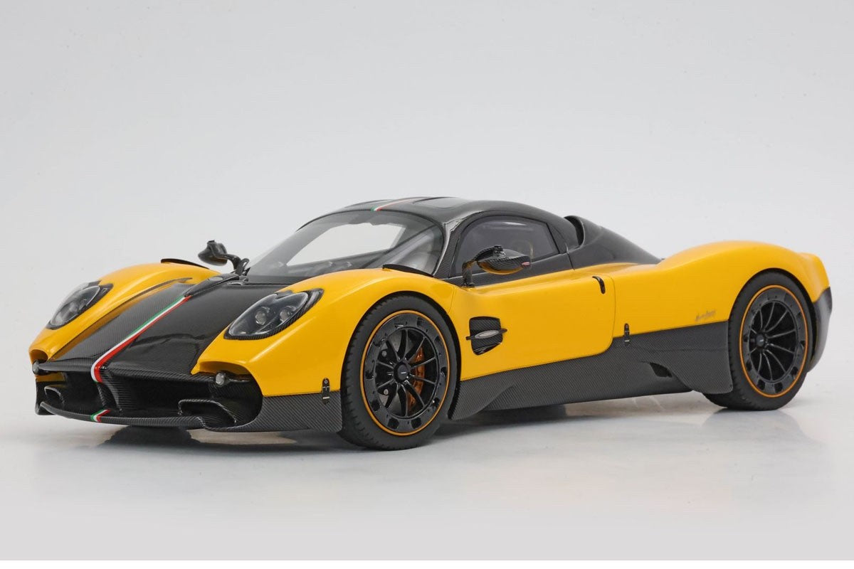 BBR P18223MV 1/18 Pagani Utopia 2022 Giallo Ginevra Yellow Resin Limited 100pcs