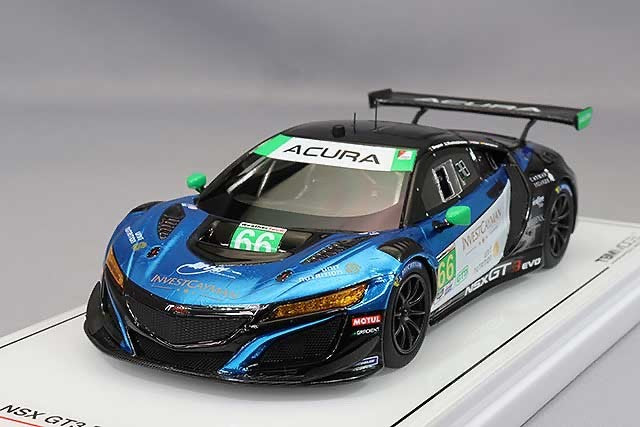 TSM TSM430681 1/43 Acura NSX GT3 EVO22 #66 2022 Daytona 24H IMSA Gradient Racing