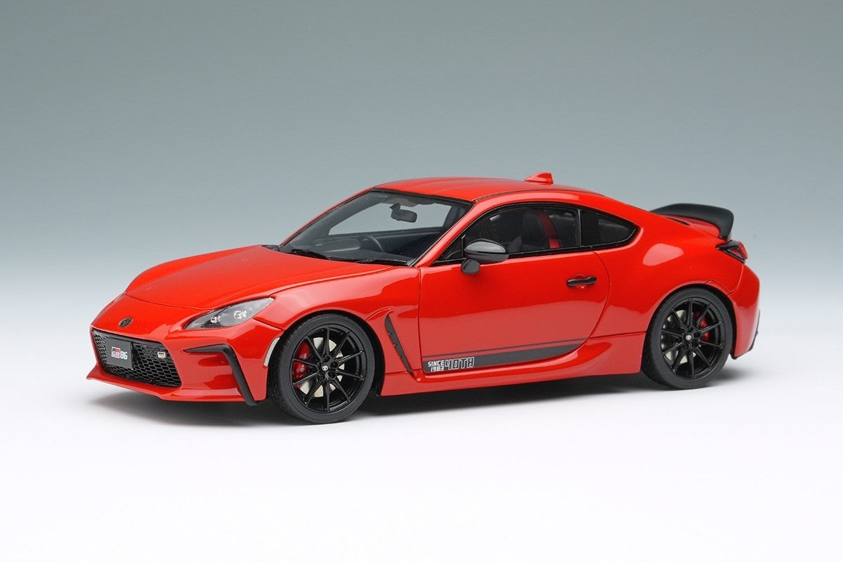 Make Up EIDOLON EM752A 1/43 Toyota GR86 40th Anniversary Limited Spark Red