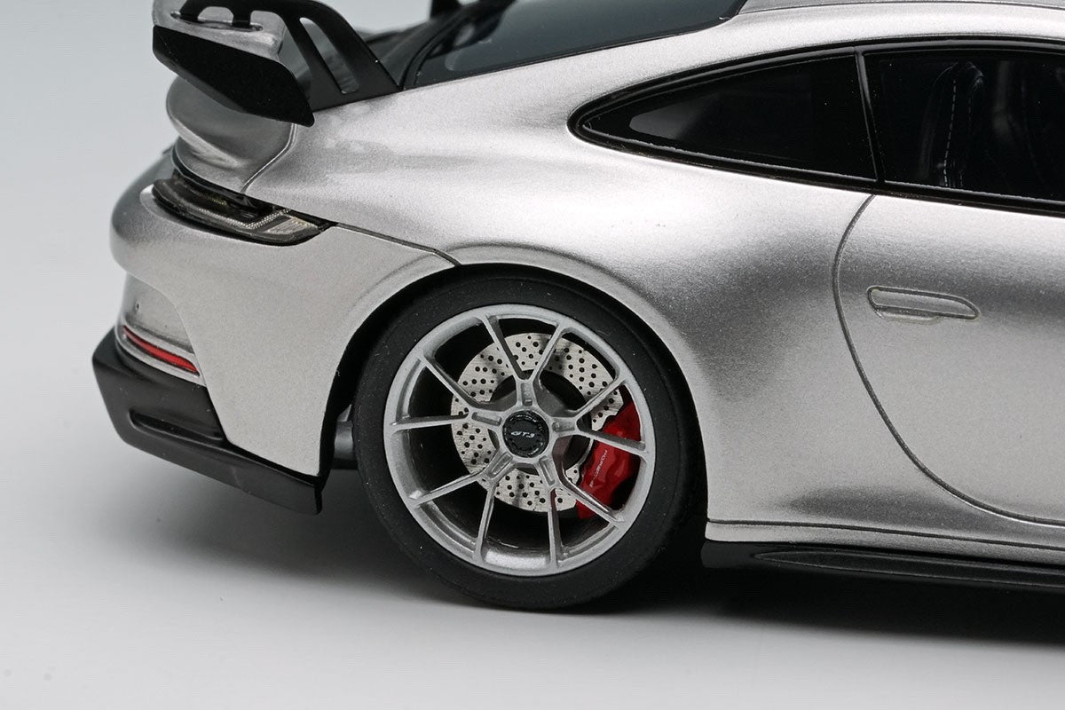 EIDOLON EM758B 1/43 Porsche 911 992 GT3 2021 GT Silver Metallic Coupe
